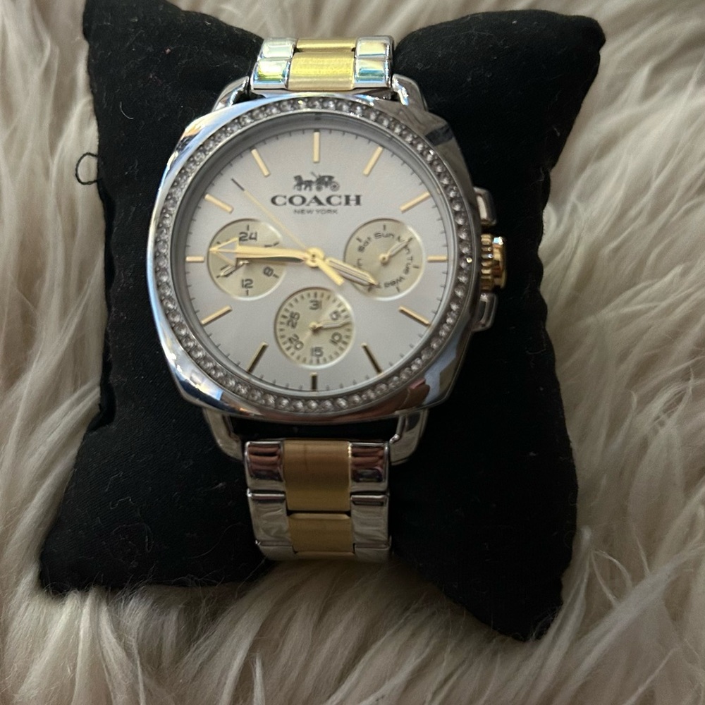 Coach Silver and Gold Watch